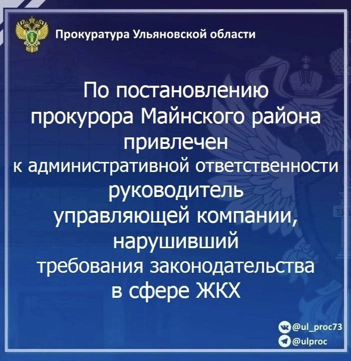 По результатам рассмотрения возбужденного прокурором Майнского района Ульяновской области дела об административном правонарушении по ч. 2 ст. 13.19.2 КоАП РФ (неразмещение информации в государственной информационной системе...