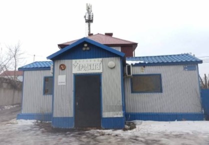 В ульяновском селе Луговое демонтируют незаконно установленный киоск