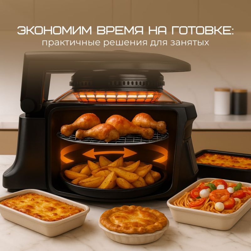 Как аэрогриль Грандшеф упрощает готовку для всей семьи