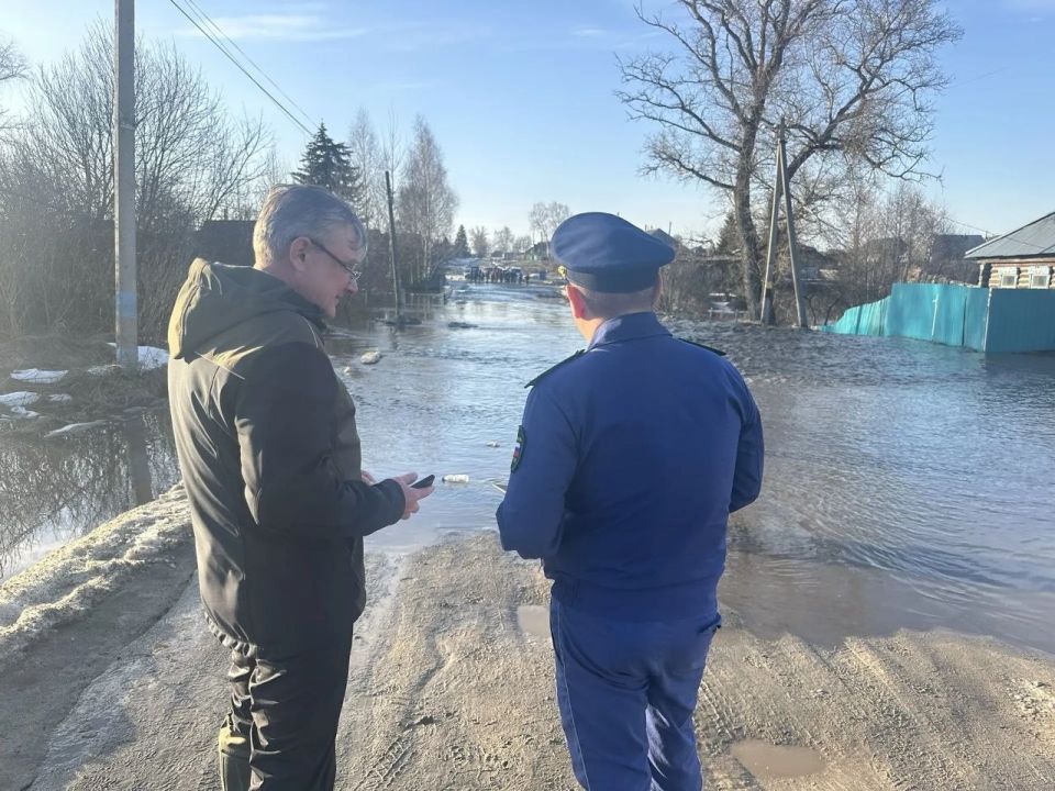 Ульяновская прокуратура проводит проверку по подтоплению домов в селе Труслейка