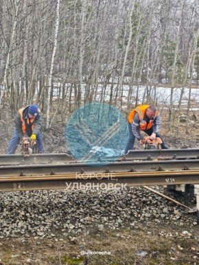 Появилось фото рельса, из-за повреждения которого, по предварительной информации, произошёл сход поезда