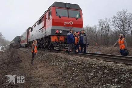 Семь вагонов сошли с рельсов под Ульяновском 3 апреля