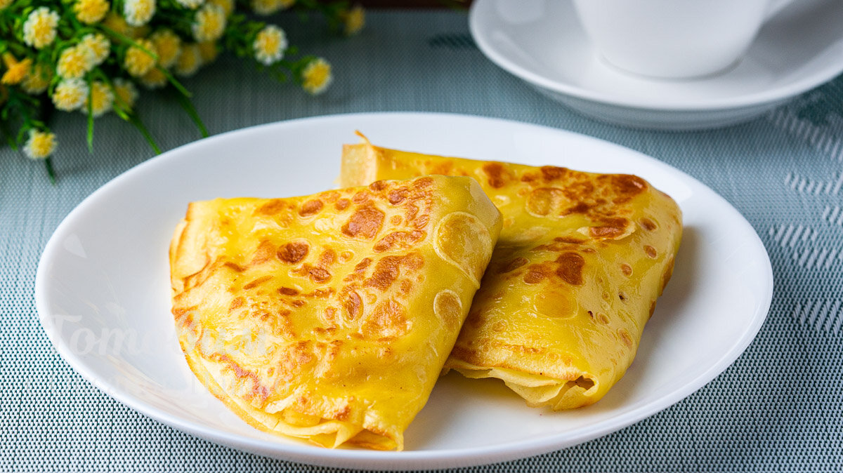 Сладкие блинчики с яблоками: просто, быстро и вкусно