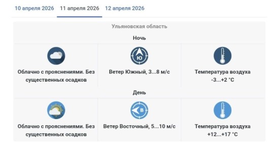 В эти выходные ночью похолодает до -3 градусов