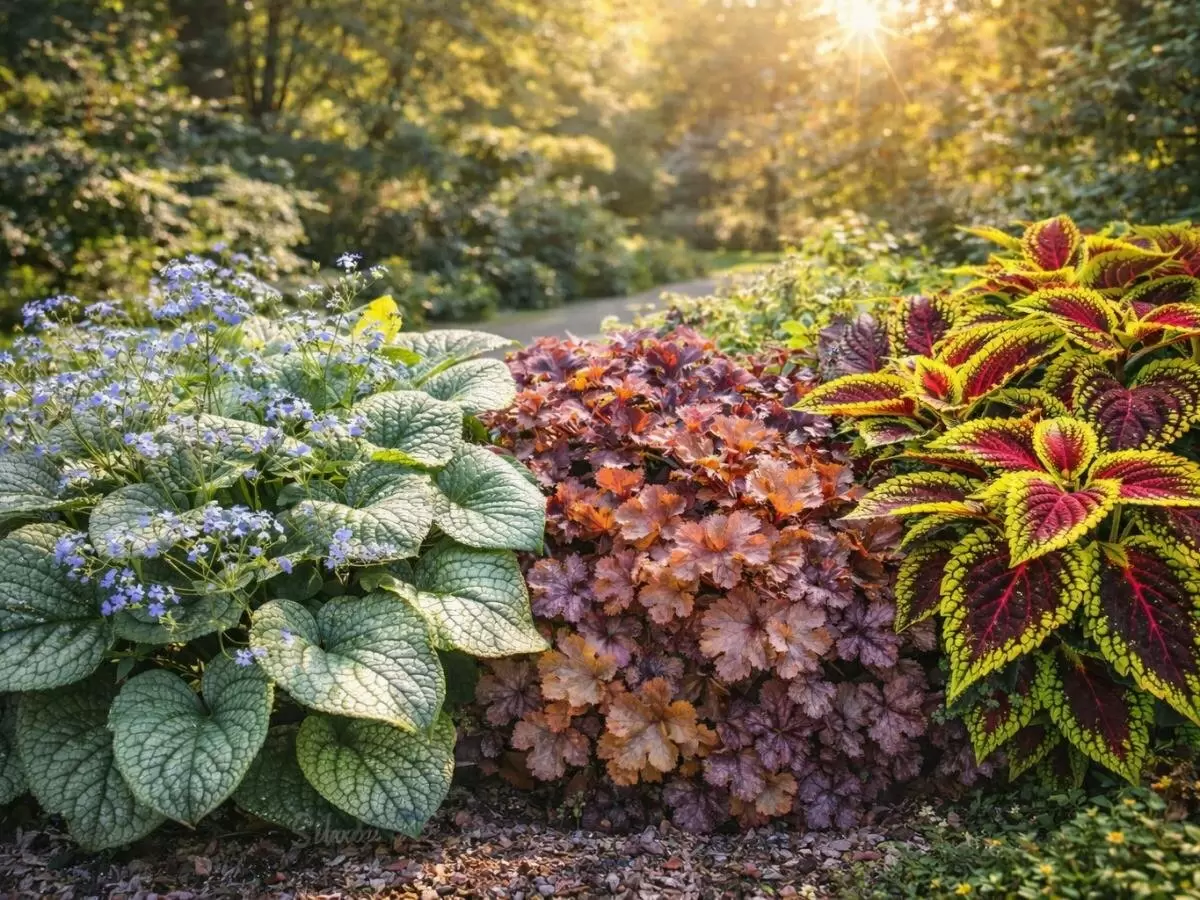 От чёрного бархата до розового зефира: многолетники с листвой невероятной красоты