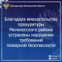 Прокуратура Мелекесского района Ульяновской области провела проверку исполнения законодательства в сфере охраны лесов от пожаров