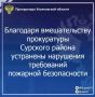 Прокуратура Сурского района Ульяновской области провела проверку исполнения законодательства в сфере охраны лесов от пожаров