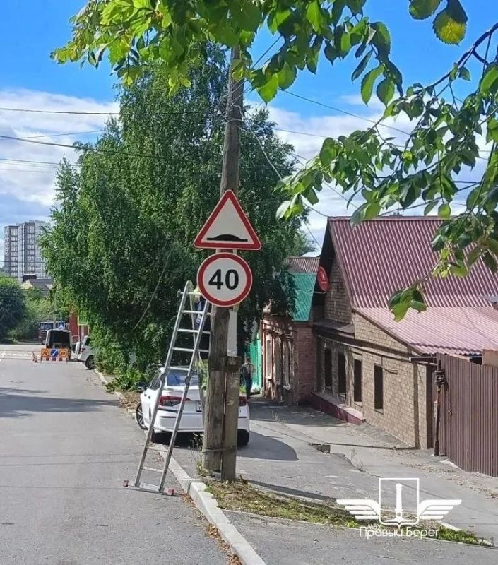 На улице Шевченко установили новые дорожные знаки На улице Шевченко установили новые дорожные знаки
