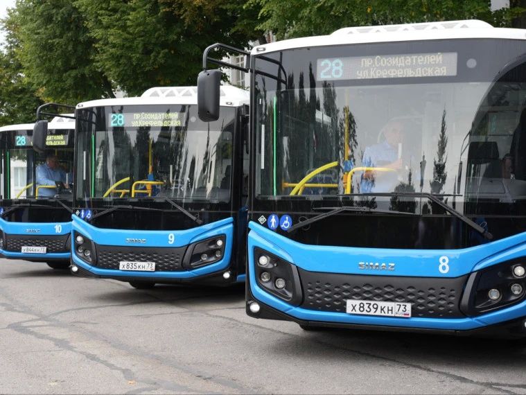 В Ульяновске маршрут №28 усилили 10 новых автобусов СимАЗ