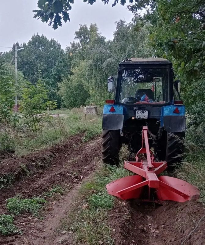На окраинах Ульяновска готовят линию противопожарной защиты