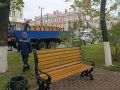 В центре Ульяновска за лето обновили почти 80 садовых диванов