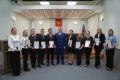 Прокурор Ульяновской области поздравил молодых работников региональных органов прокуратуры с присвоением первоначального классного чина