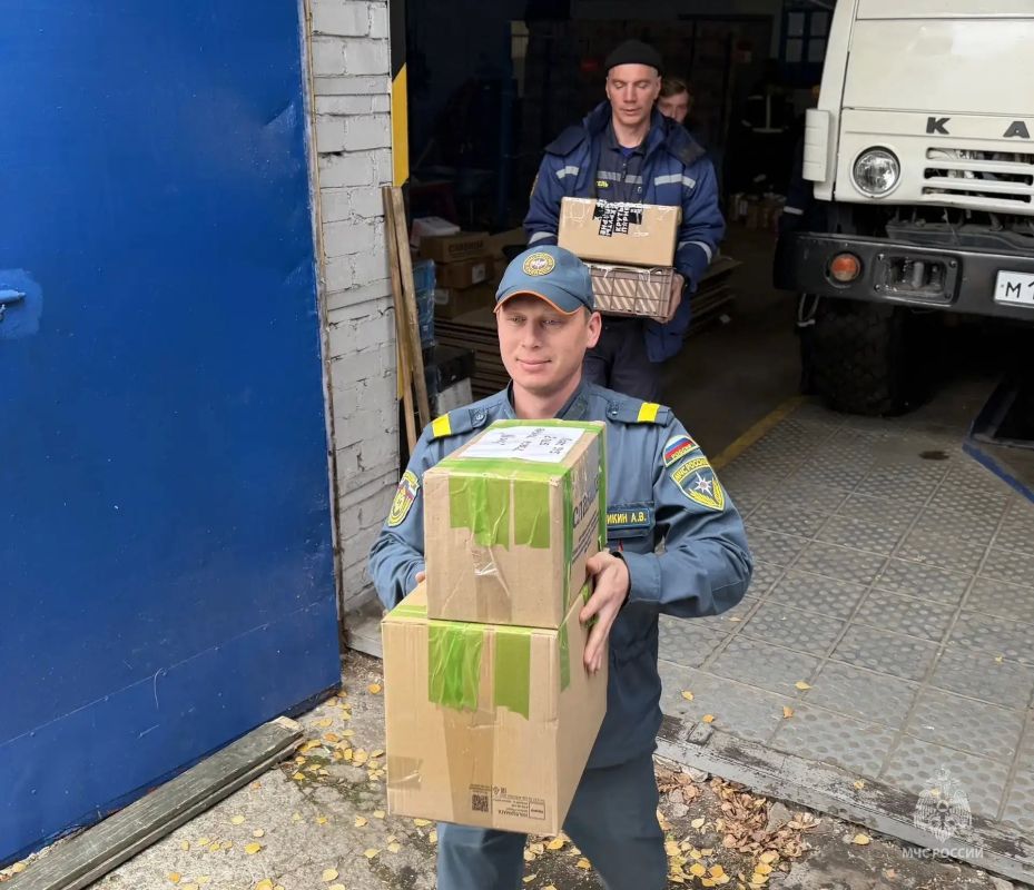Очередная партия гуманитарной помощи отправилась в зону СВО Очередная партия гуманитарной помощи отправилась в зону СВО
