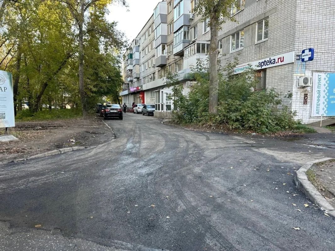 В Ульяновске продолжается ремонт дорожного покрытия по наказам жителей В Ульяновске продолжается ремонт дорожного покрытия по наказам жителей