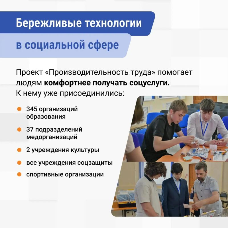 Как федеральный проект «Производительность труда» помогает предприятиям и социальной сфере Как федеральный проект «Производительность труда» помогает предприятиям и социальной сфере