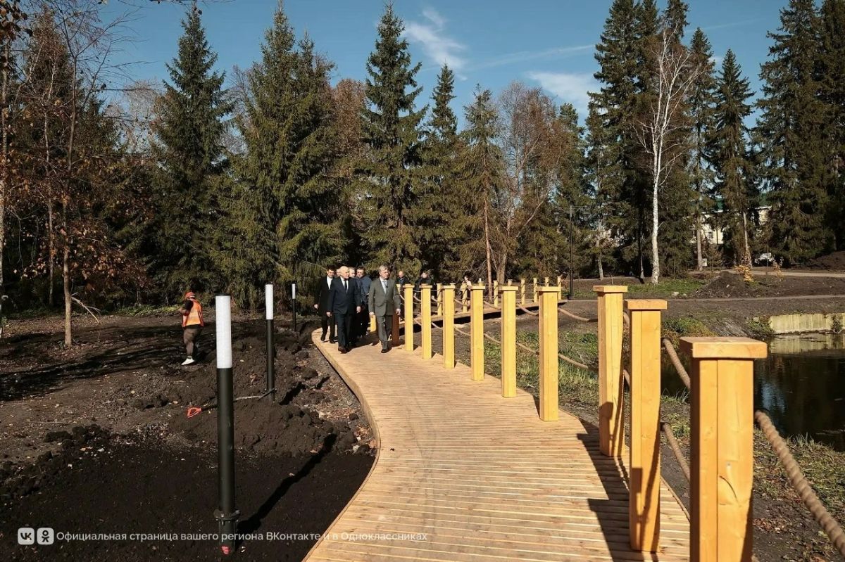 В Карсунском районе завершают второй этап благоустройства парка Языкова В Карсунском районе завершают второй этап благоустройства парка Языкова