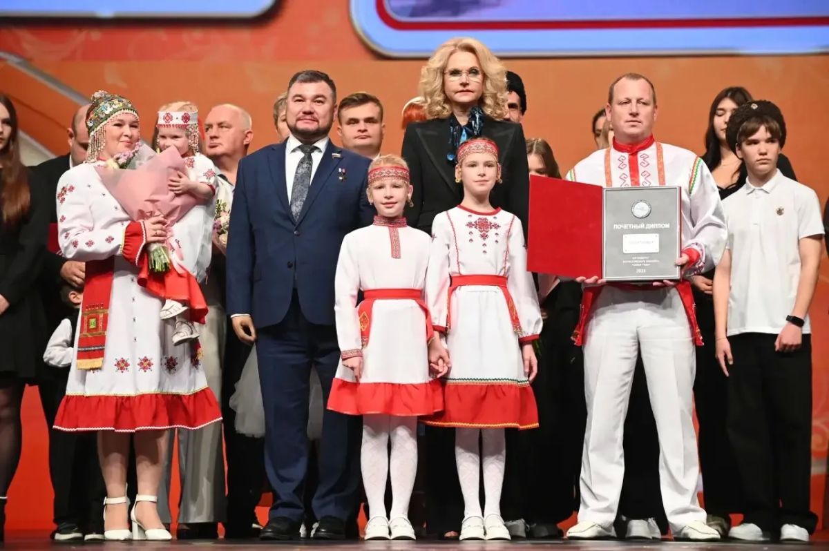 Алексей Русских: Наши Терентьевы из села Большое Нагаткино Цильнинского района вошли в число победителей Всероссийского конкурса «Семья года»