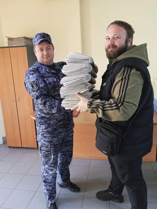 Бойцы Росгвардии из Ульяновска на передовой получат свежие номера регионального издания «Народная газета»