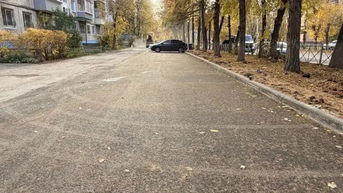 На Полбина, 44 устранили замечания по асфальтированию парковочной зоны