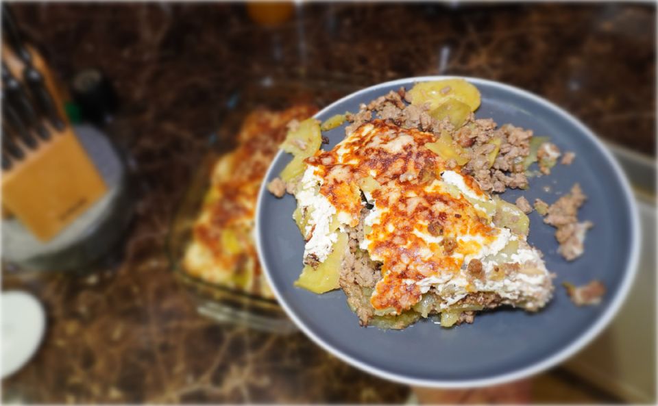 Непревзойденная запеканка с говяжьим фаршем и картофелем для уютного ужина