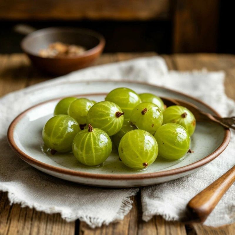 Весенние вкусняшки: крыжовник как освежающий ингредиент для салатов и десертов