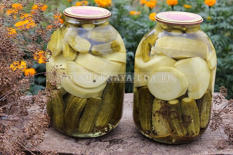 Как подготовить маринованные огурцы и кабачки на зиму